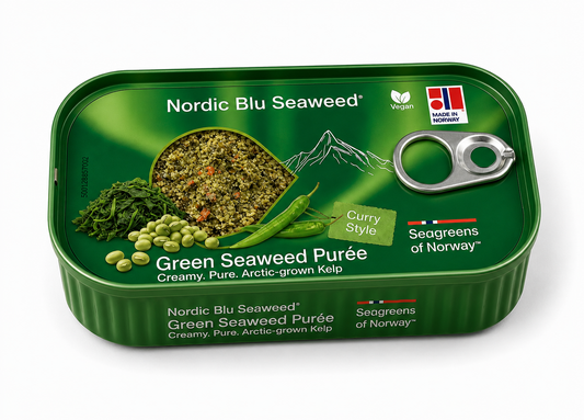 Green Seaweed Purée can, 120 g — Norwegian Seaweed Co.