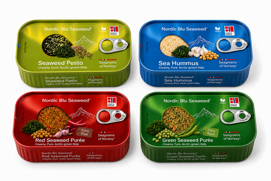 The Taster Pack — all four Norwegian Seaweed Co. cans